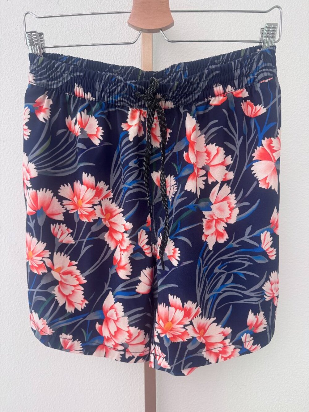RVCA Men's Navy Board Shorts Swim Trunks Medium Surf Beach